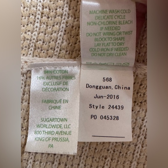 Lilly Pulitzer Tatum Long Fringe Hem Cardigan. Size medium. EEUC worn once - Picture 10 of 14